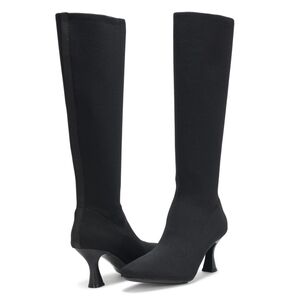 Anne Klein Black Heeled Boots